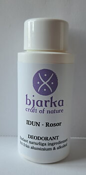 Natural deodorant  refill Idun whit rose