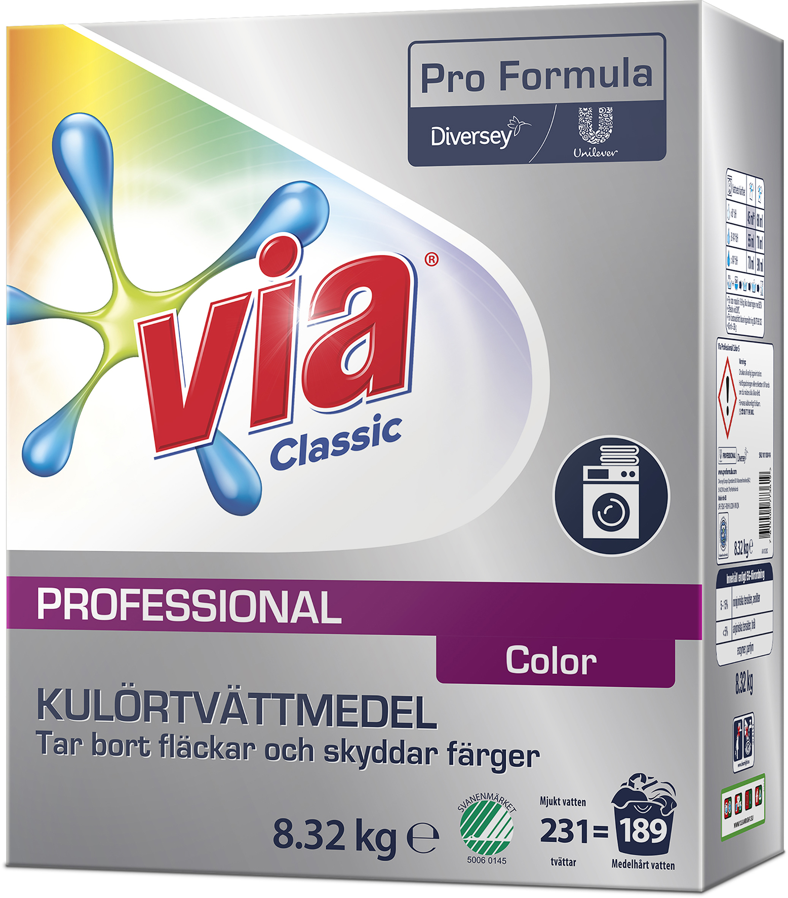 Tvättm. Via Prof. Color+ 8,32