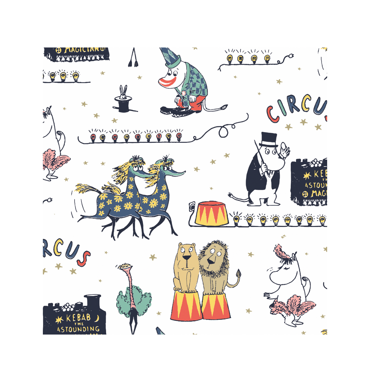 Mumin Servetter - Cirkus