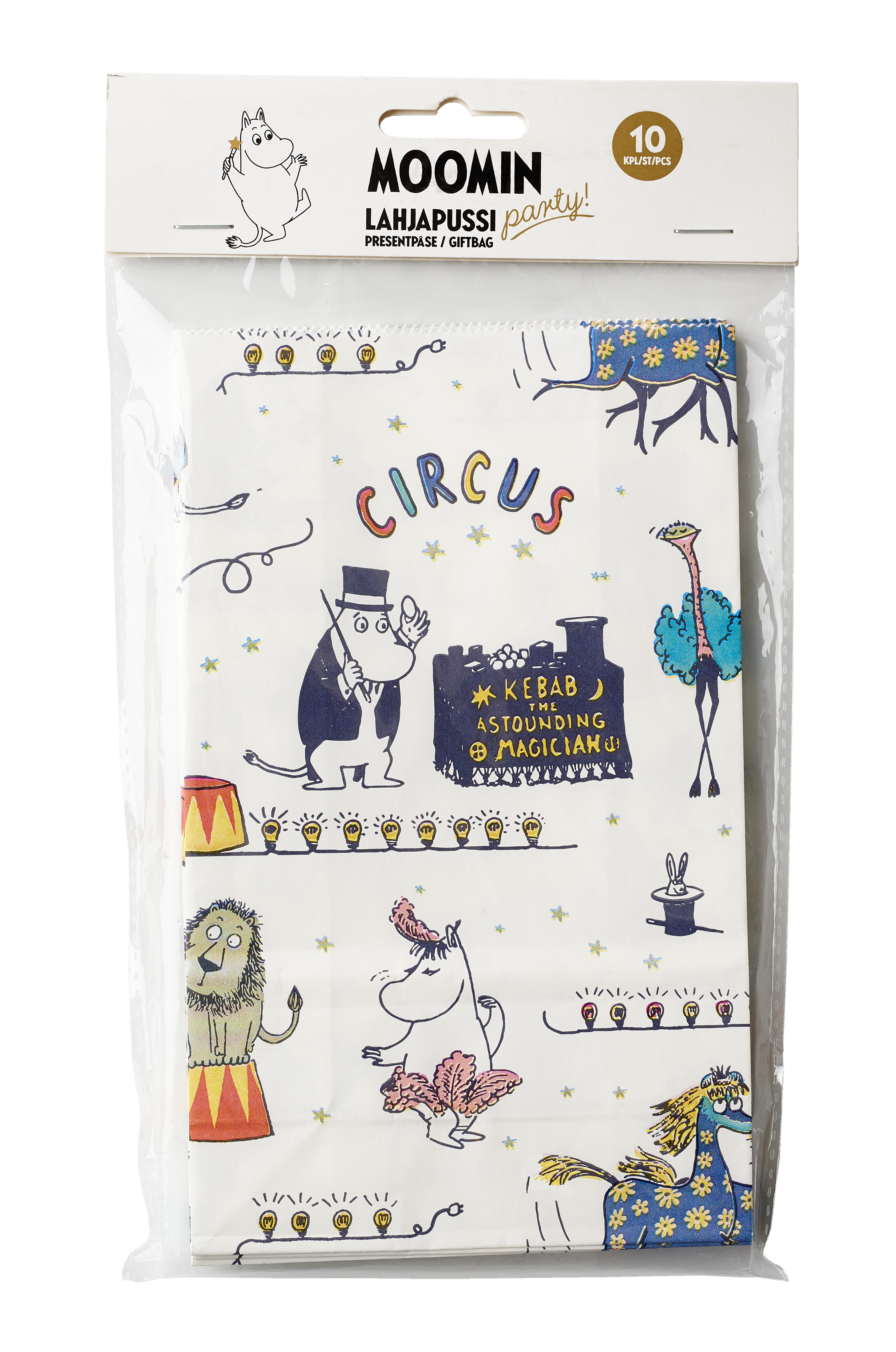 Moomin Paper Partybag 10 pcs - Circus