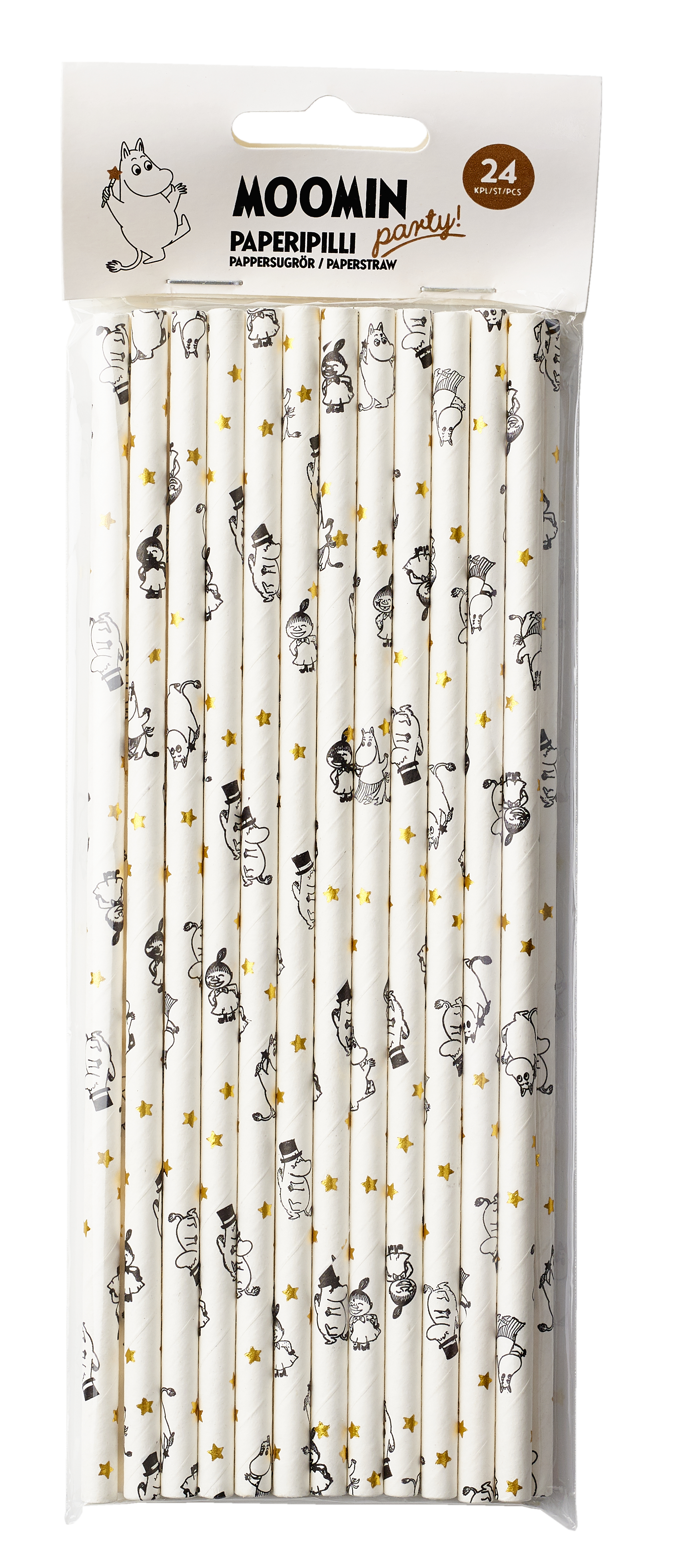 Moomin Paper Straws 24 pcs