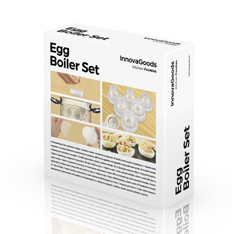 Set för Äggkokning - Koka Ägg Utan Skal - 5