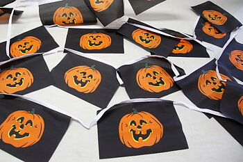 Halloween Bunting 15x22 cm