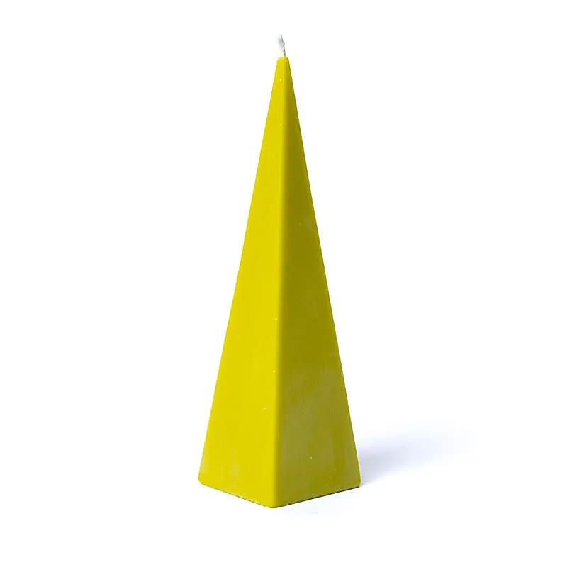 Pyramidljus,  Lime Gul oparfymerat