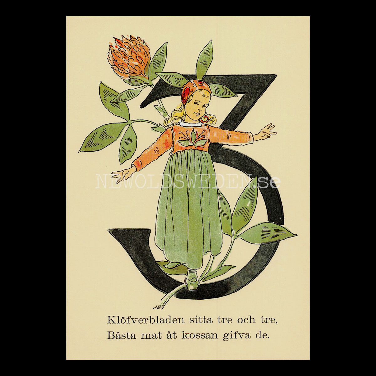 Blomstersiffor TRE - Ottilia Adelborg - 400