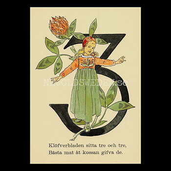 Blomstersiffor TRE - Ottilia Adelborg - 400