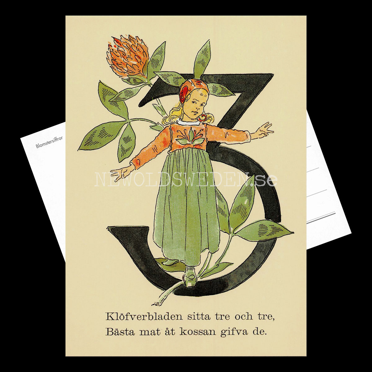 Blomstersiffor TRE - Ottilia Adelborg - 400 - 3