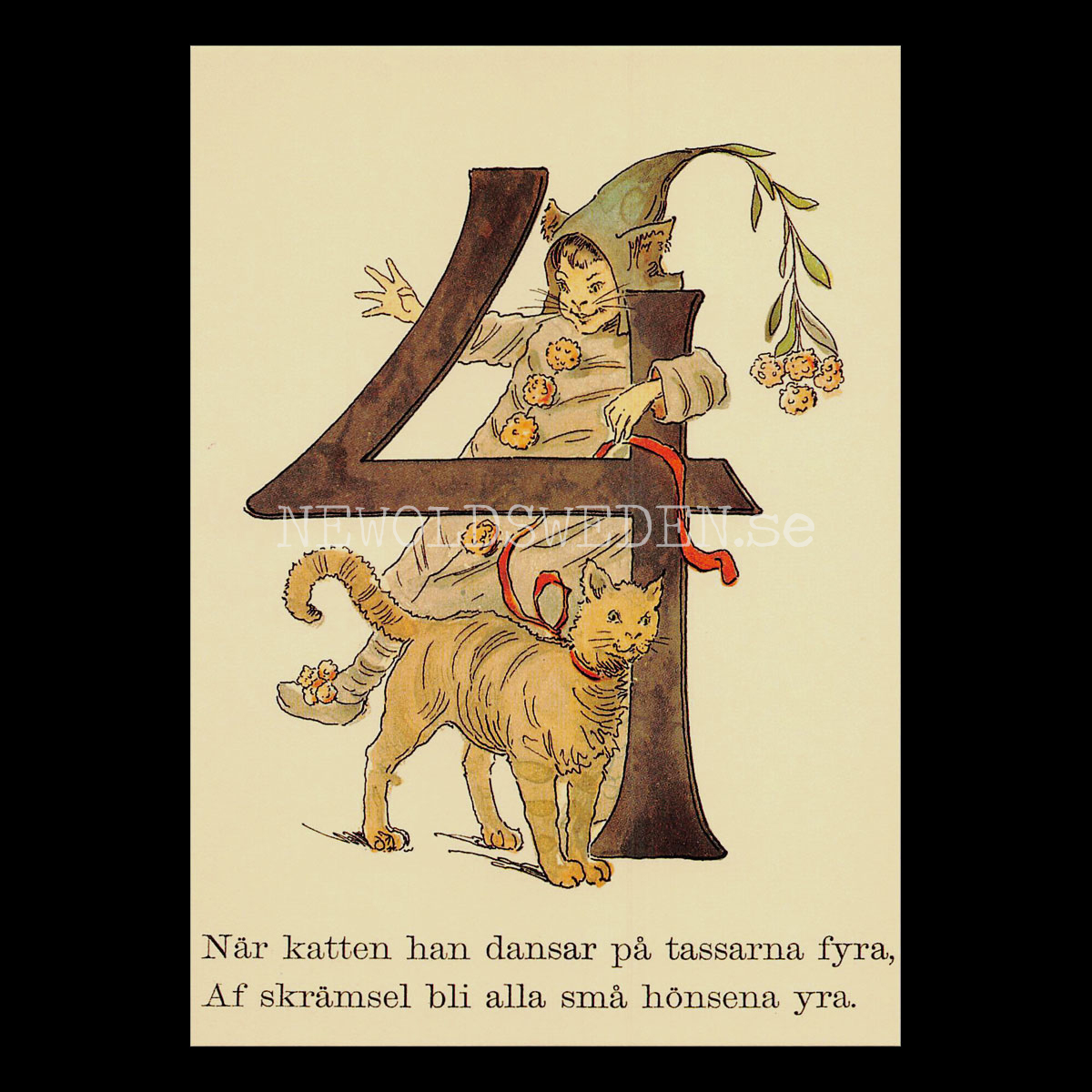 Blomstersiffor FYRA- Ottilia Adelborg - 400
