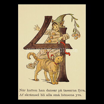 Blomstersiffor FYRA- Ottilia Adelborg - 400