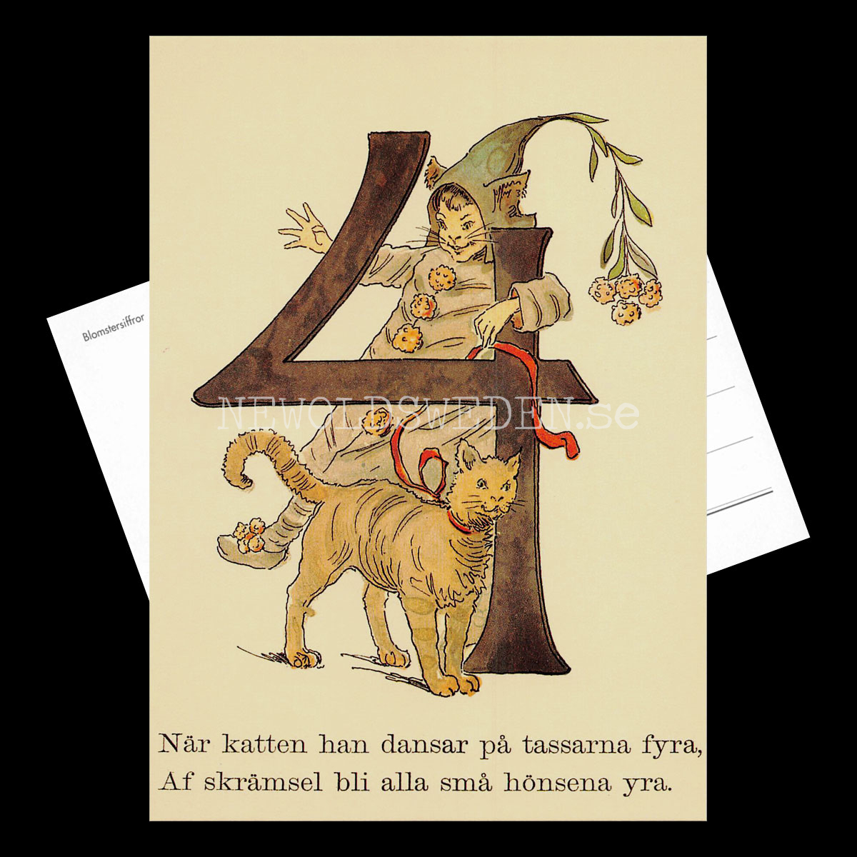 Blomstersiffor FYRA- Ottilia Adelborg - 400 - 3