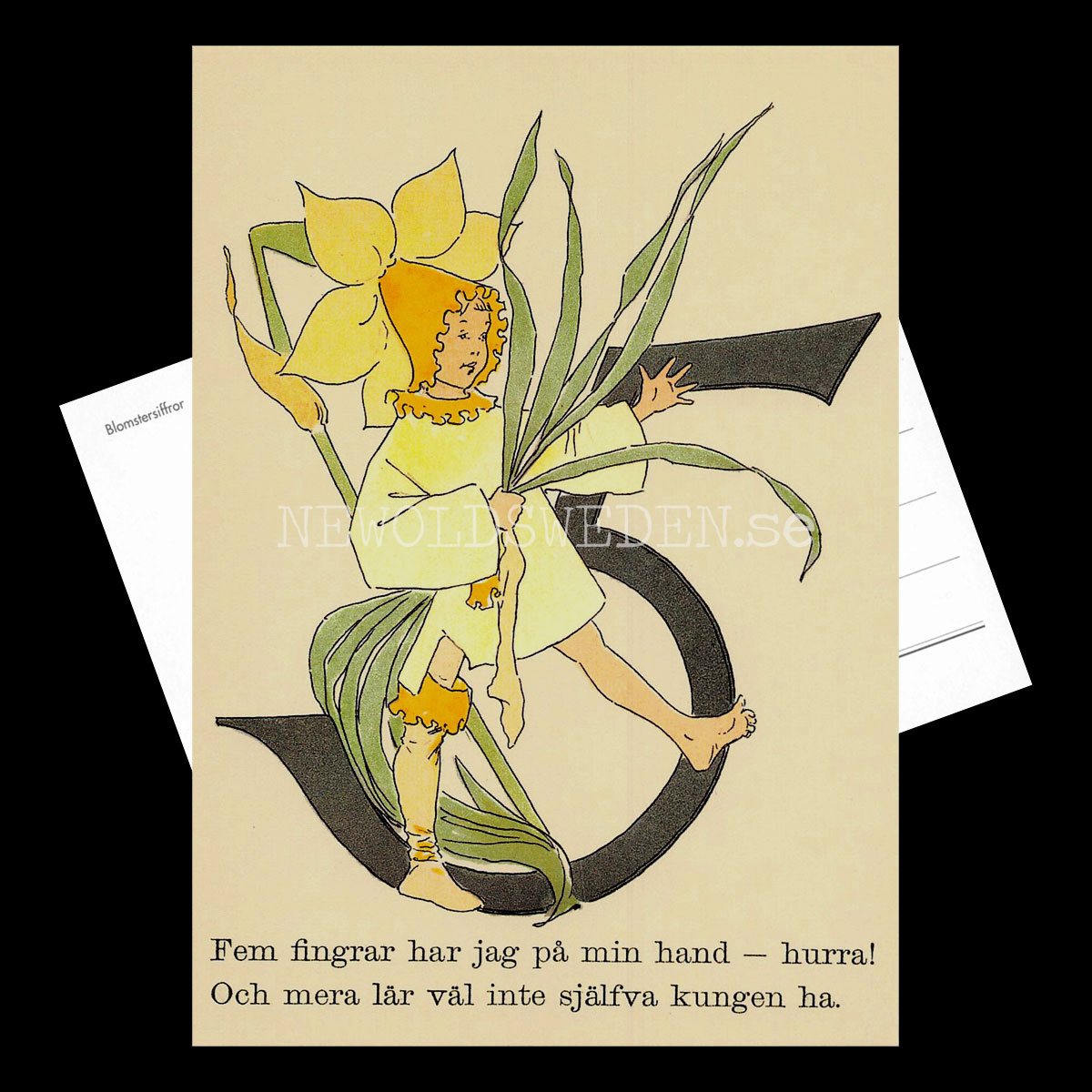 Blomstersiffor FEM - Ottilia Adelborg - 400 - 3