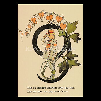 Blomstersiffor NIO - Ottilia Adelborg - 400