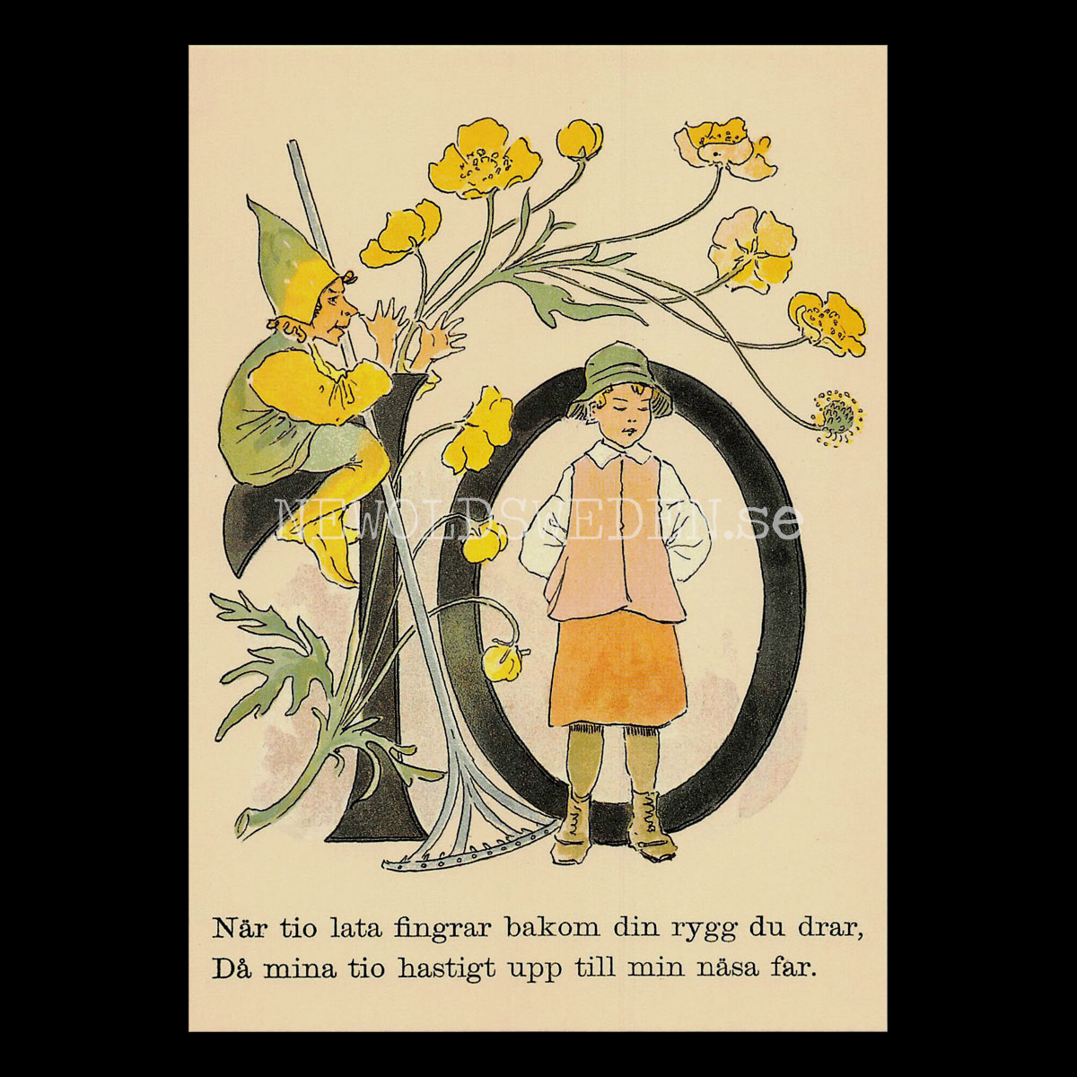 Blomstersiffor TIO - Ottilia Adelborg - 400