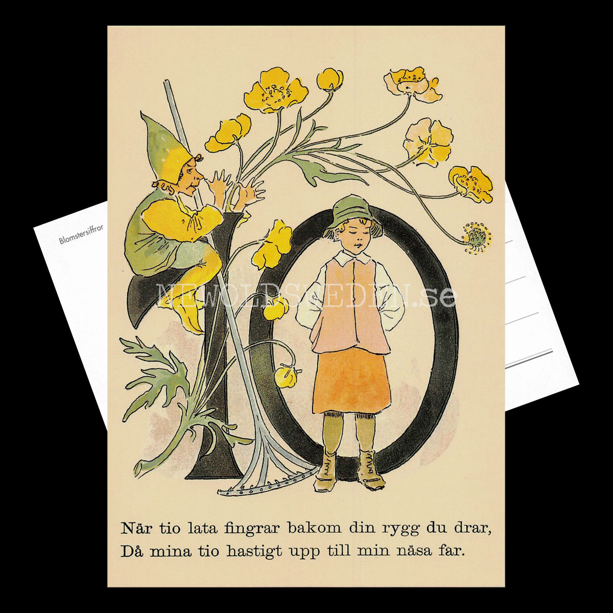 Blomstersiffor TIO - Ottilia Adelborg - 400 - 3