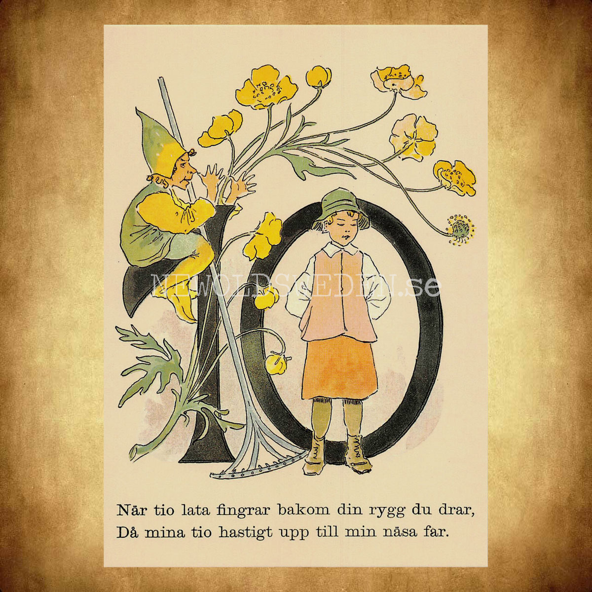 Blomstersiffor TIO - Ottilia Adelborg - 400 - 2