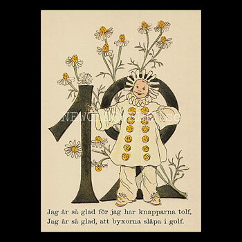 Blomstersiffor TOLV - Ottilia Adelborg - 400