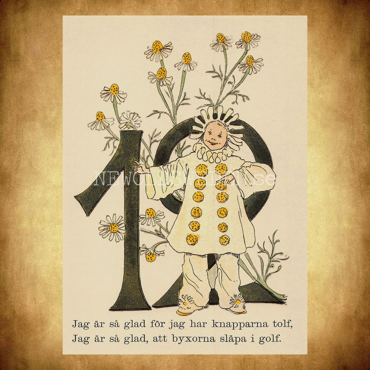 Blomstersiffor TOLV - Ottilia Adelborg - 400 - 2