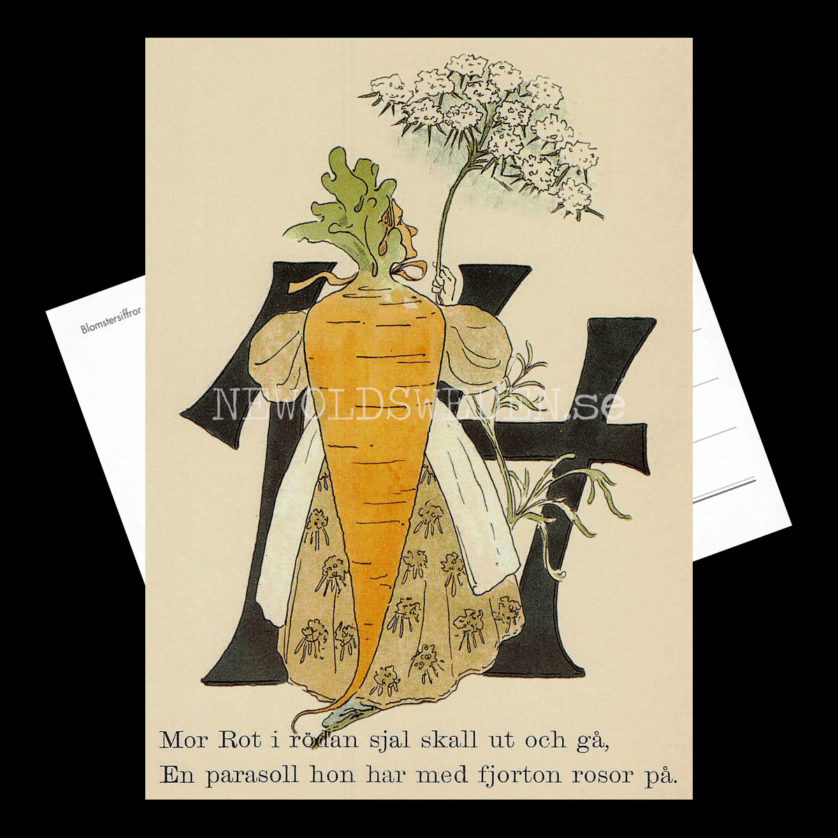 Blomstersiffor FJORTON - Ottilia Adelborg - 400 - 3