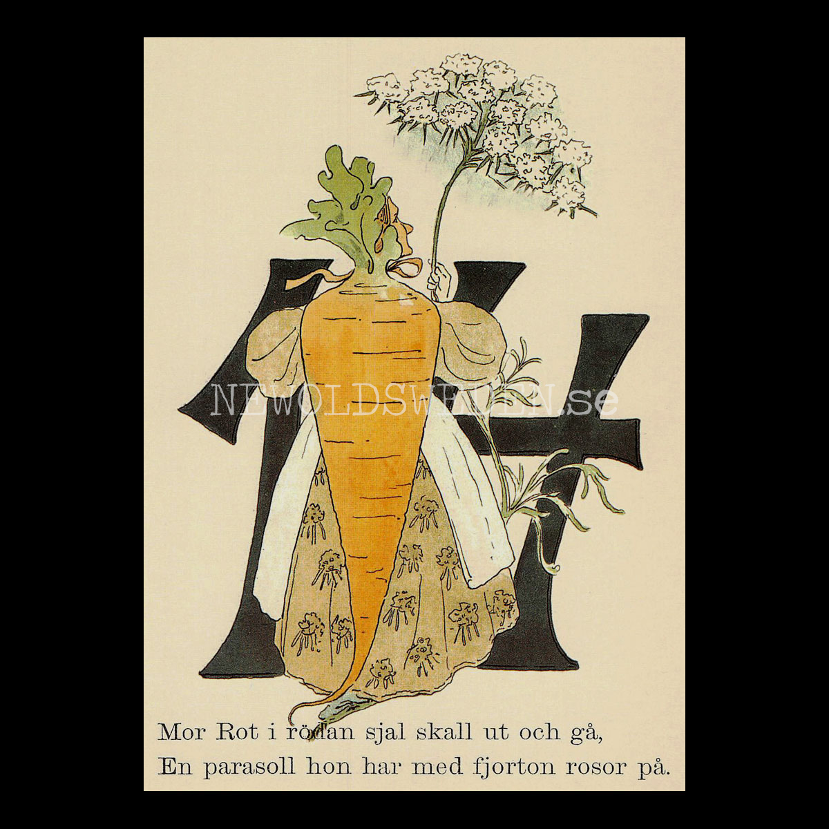 Blomstersiffor FJORTON - Ottilia Adelborg - 400