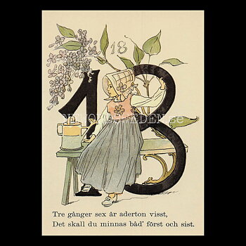 Blomstersiffor ARTON - Ottilia Adelborg - 400