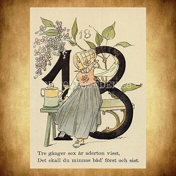 Blomstersiffor ARTON - Ottilia Adelborg - 400