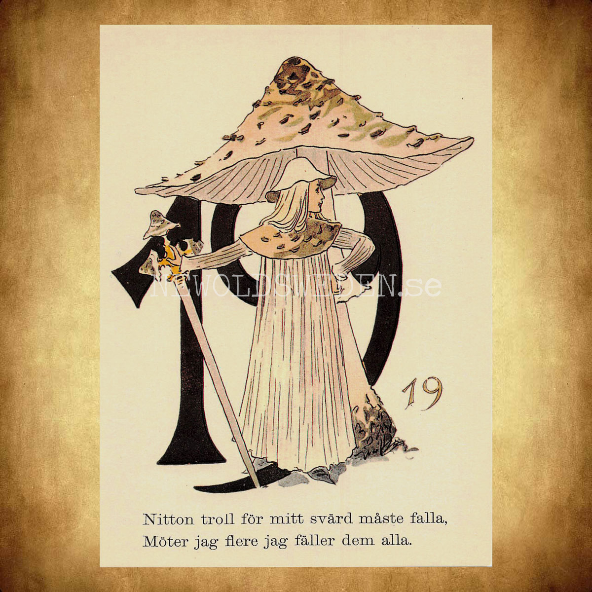 Blomstersiffor NITTON - Ottilia Adelborg - 400 - 2