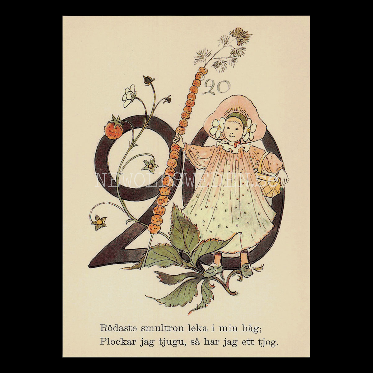 Blomstersiffor TJUGO - Ottilia Adelborg - 400 - 2