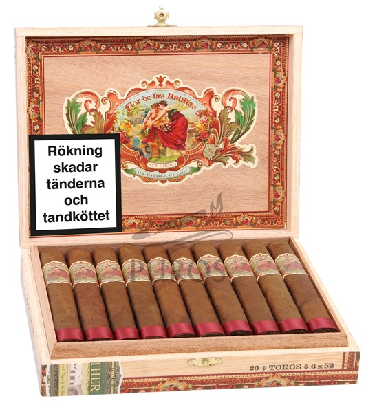 Flor de Las Antillas Toro Cigarrlåda 20-pack