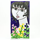 Mari Simmulson (1964) Rectangular Wall Plaque Iris 30 cm