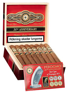 Perdomo 20th Anniversary Sungrown Robusto Cigarrlåda 24-pack