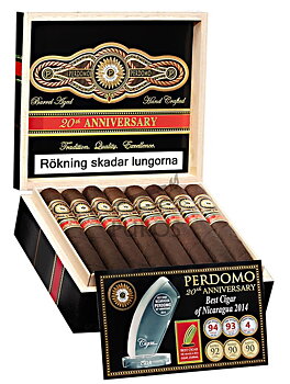Perdomo 20th Year Anniversary Maduro Robusto Cigarrlåda 24-pack