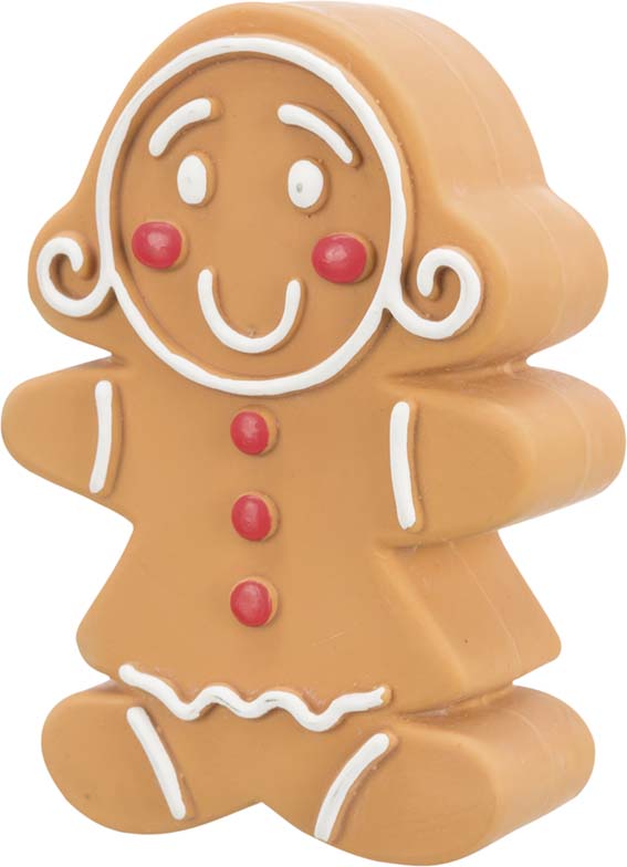 Trixie Xmas Gingerbread Latex Figurer 11cm  - 3