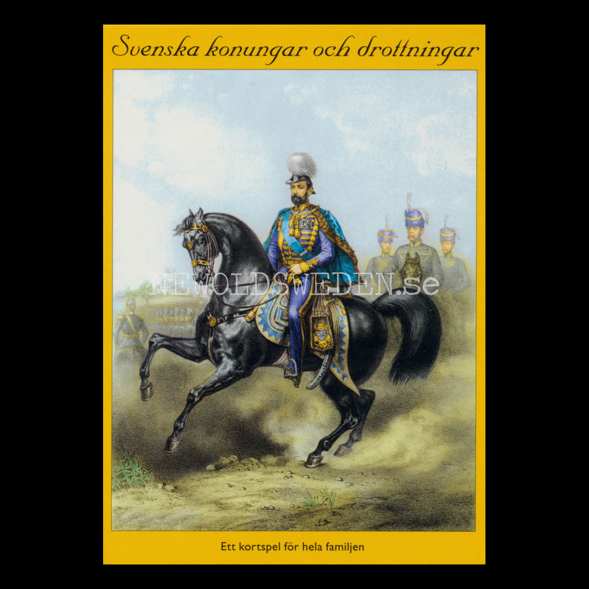 Svenska konungar och drottningar - kortspel