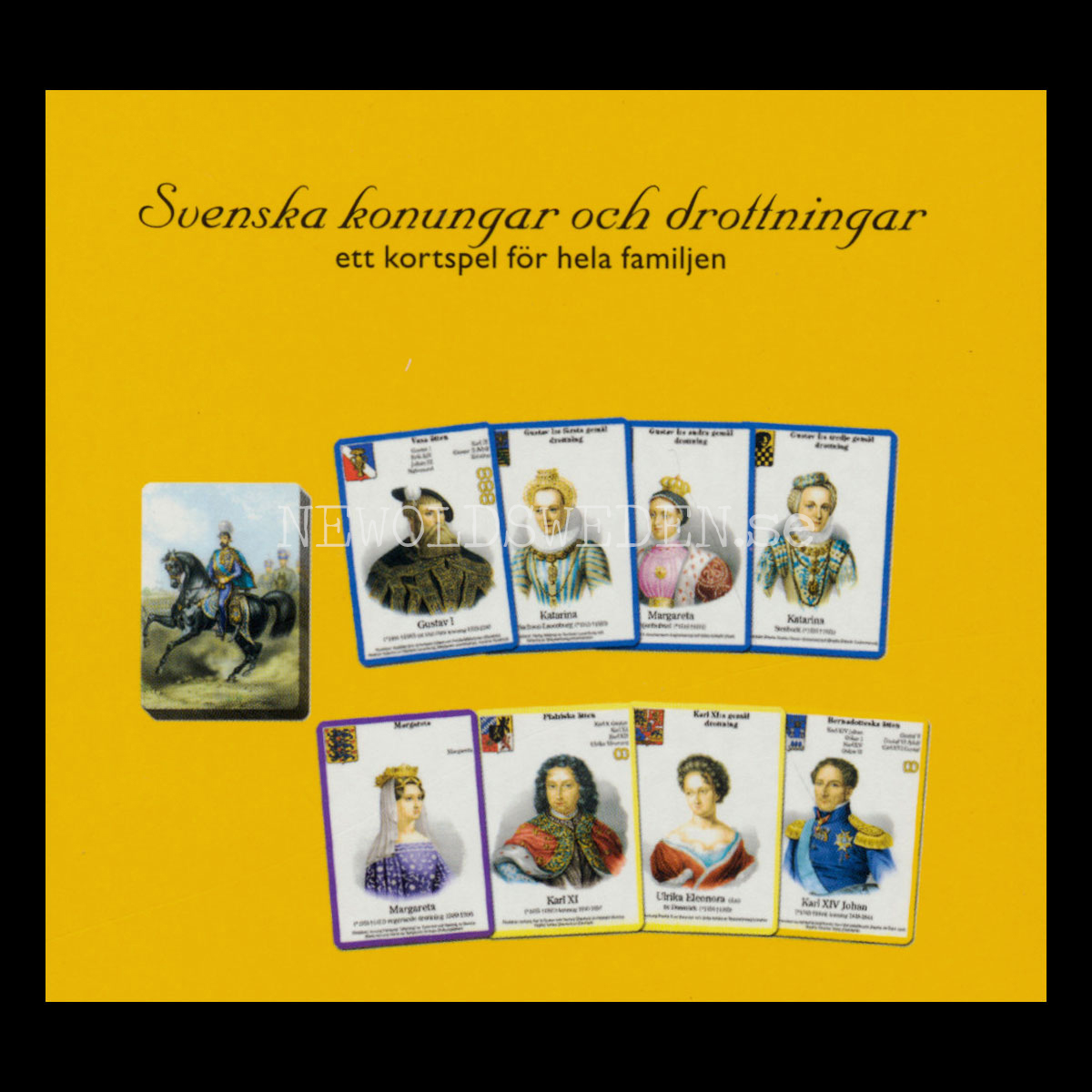 Svenska konungar och drottningar - kortspel - 4