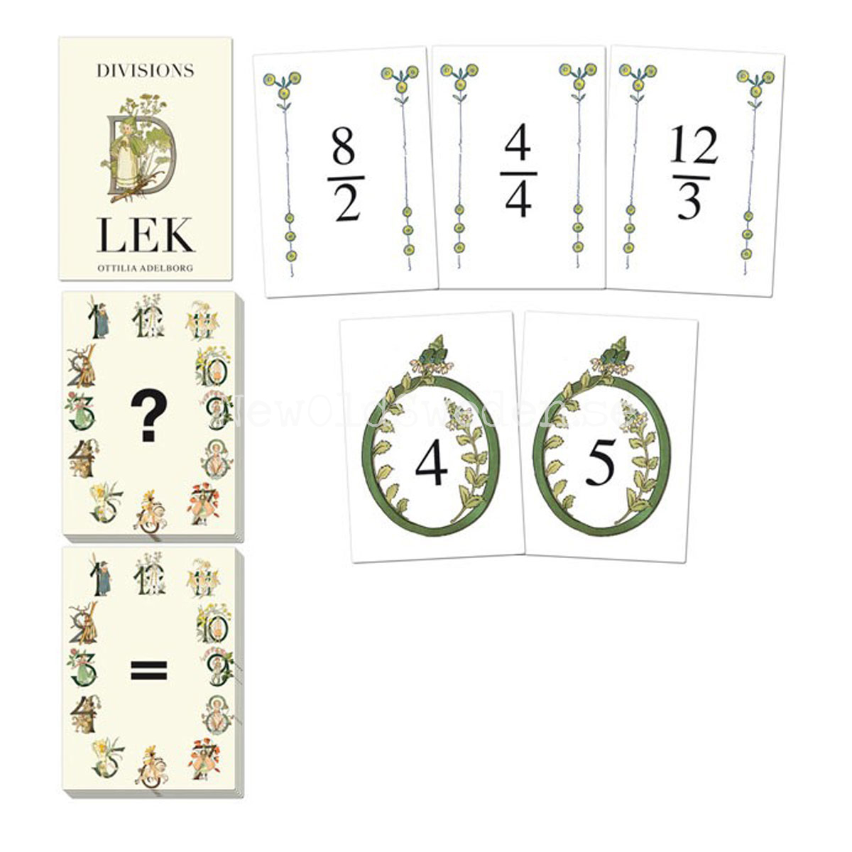 Divisions LEK - Ottilia Adelborg kortspel - K10 - 3