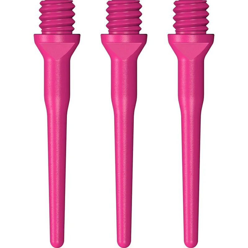 Designa Tufflex Dartspetsar SOFTTIP 25mm Rosa x1000