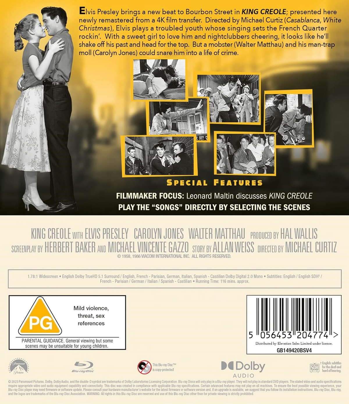 King Creole (ej svensk text) (Blu-ray) - 2