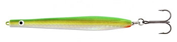 Westin Sølvpilen 20g 10cm är ett långkastande havsöringsdrag. galet bra på havsöring. chartreuse diamond