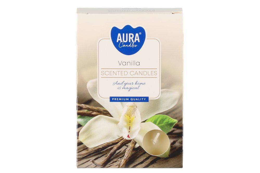Värmeljus 6-pack Vanilj