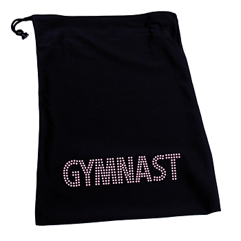 Barr- och gympapåse med vita eller rosa stenar