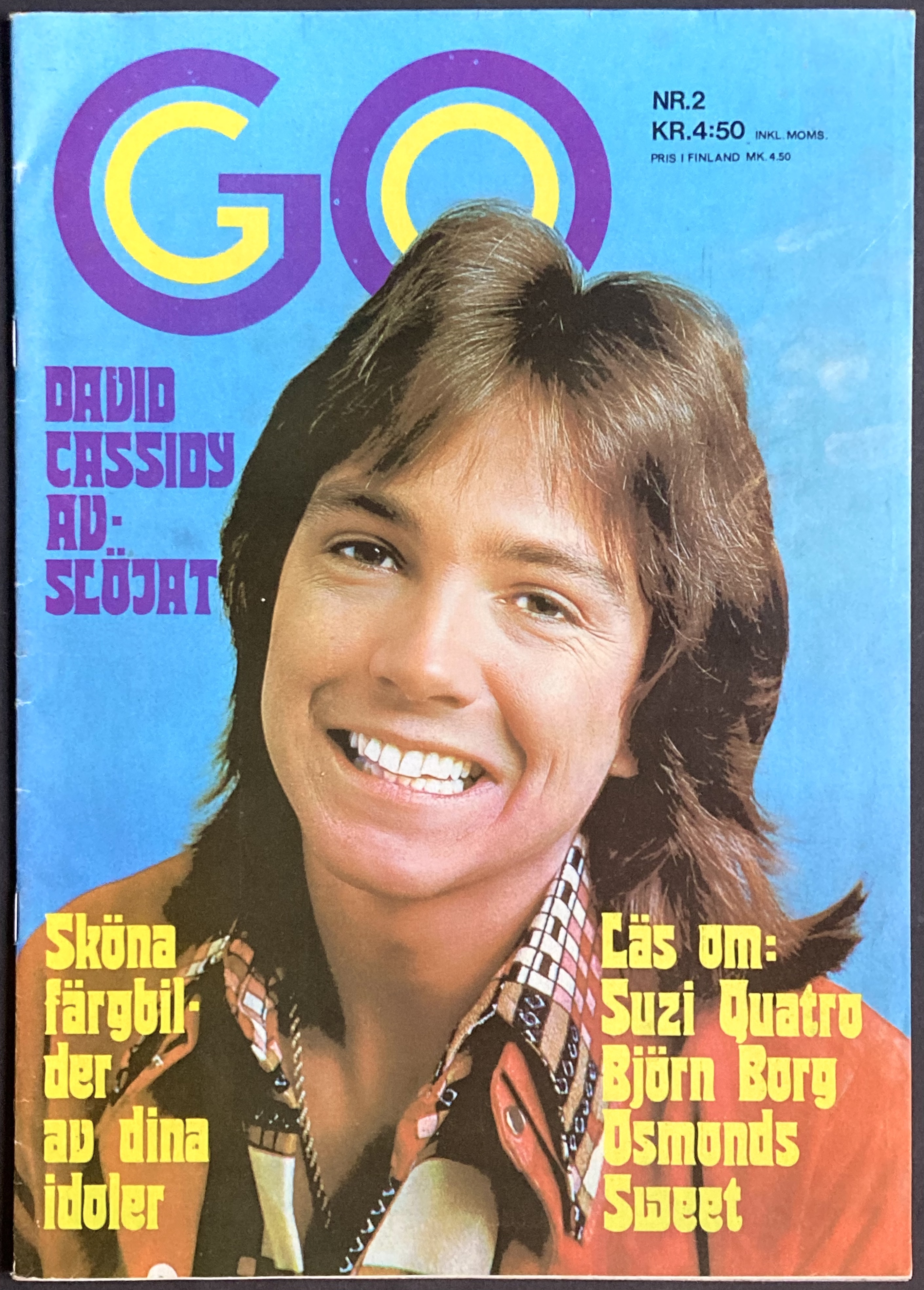 Nostalgipalatset - GO Magazine - No 2 1975 Inside SLADE SWEET + Rod ...