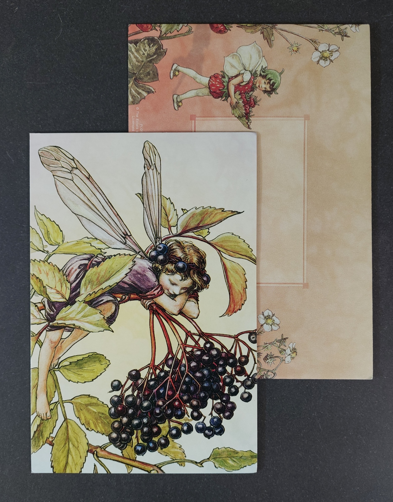 Vykort med Kuvert - Cicely Mary Barker, "Elderberry Fairy"