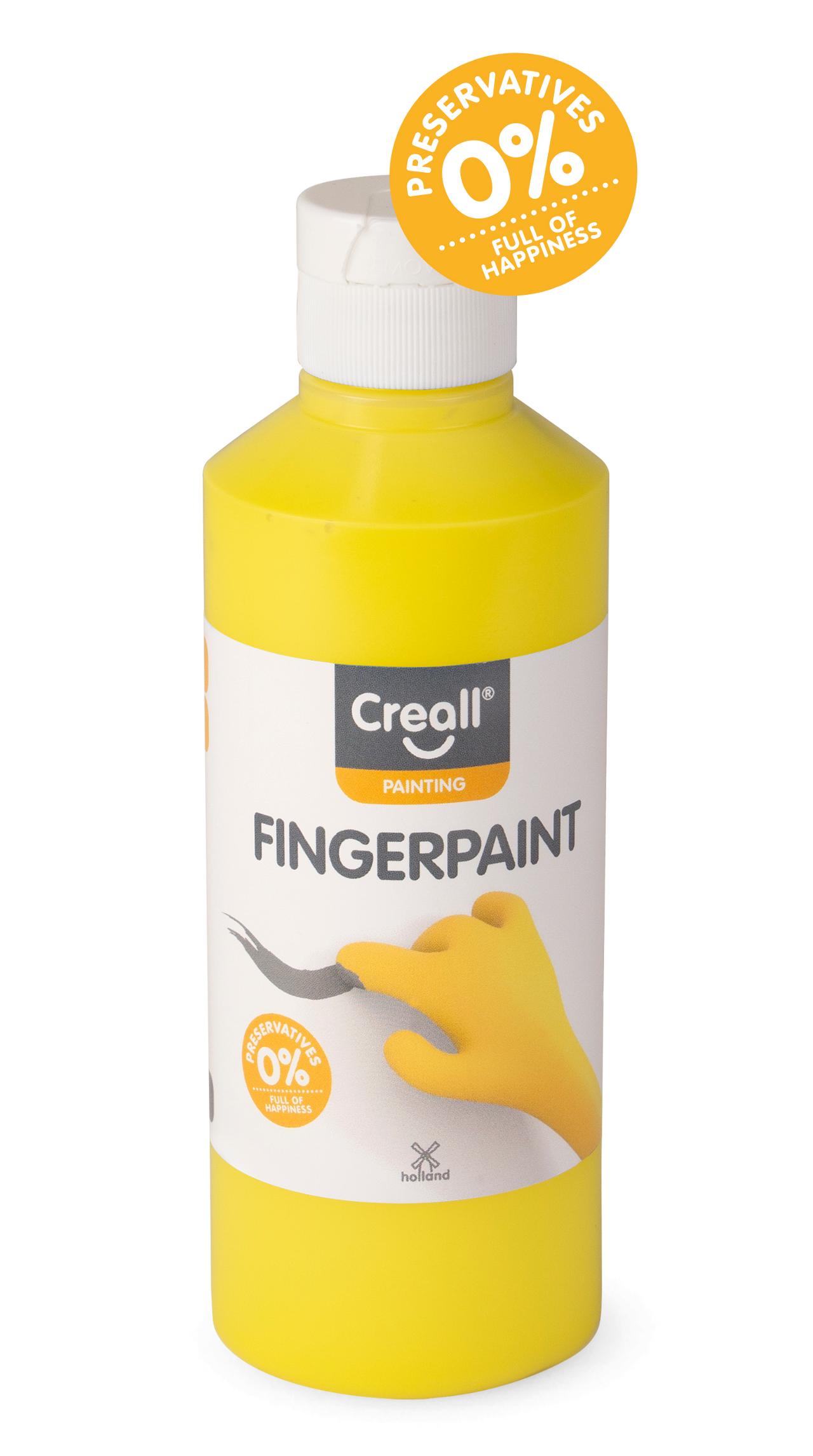 Fingerfärg CREALL 250ml gul