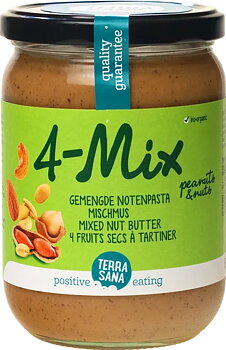 Nötsmör 4-Mix 500g Terra Eko