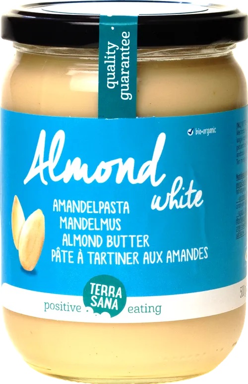 Nötsmör Mandel Vit 500g Terra Eko