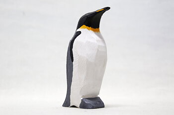Emperor Penguin Wood 14x5x6 cm
