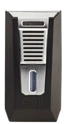 Colibri Slide Double Torch Lighter med inbyggd cigarrborr Chrome