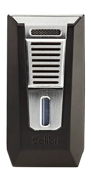 Colibri Slide Double Torch Lighter med inbyggd cigarrborr Chrome
