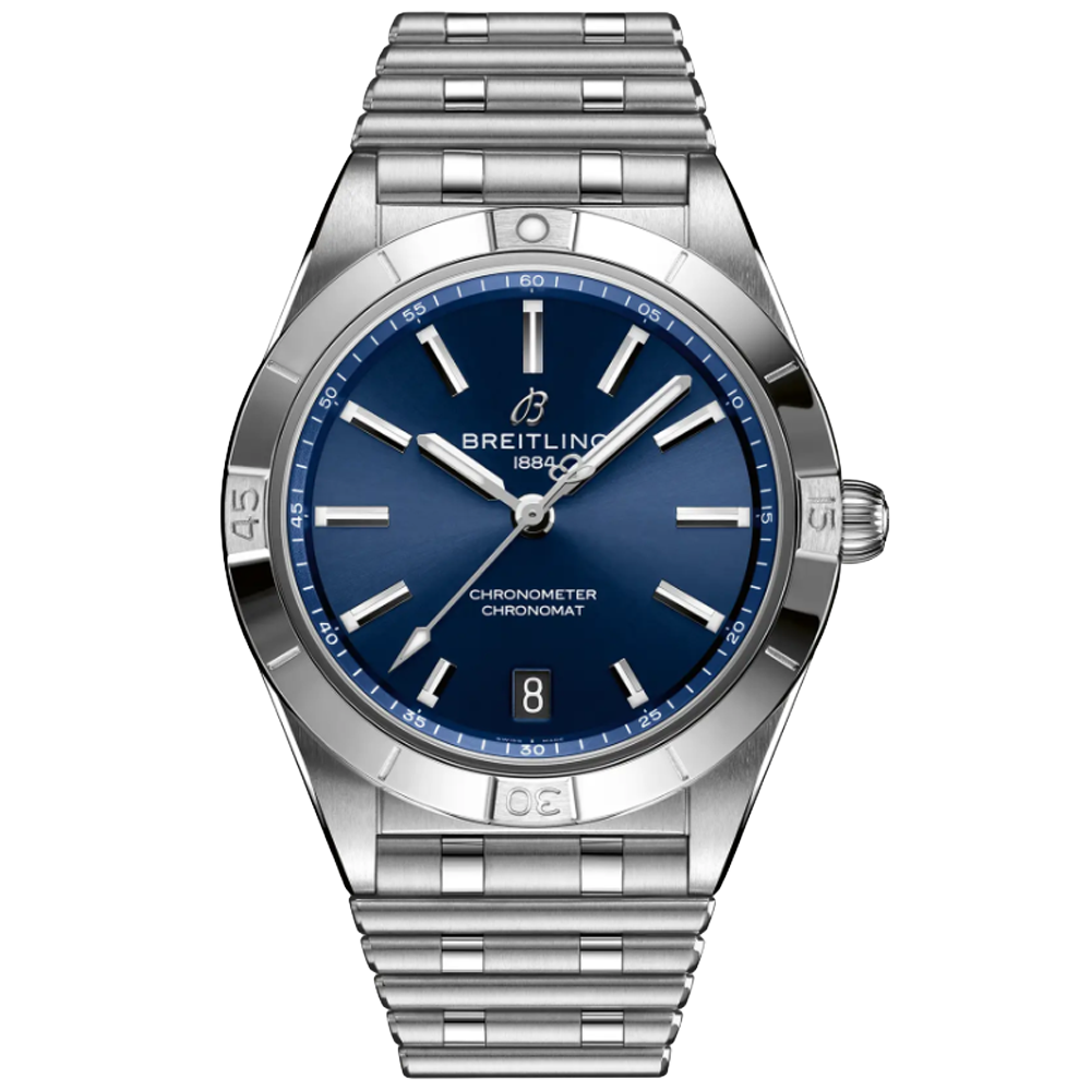 Breitling A10380101C1A1 Breitling Chronomat 36 stål blå 