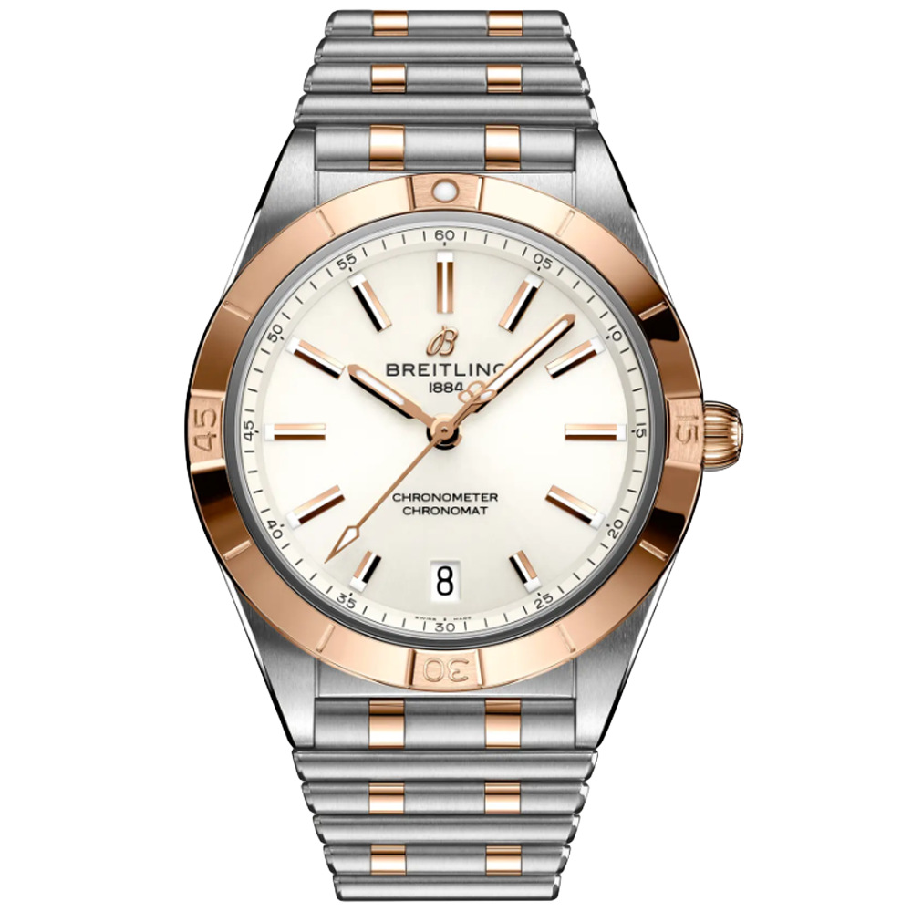 Breitling U10380101A1U1 Breitling Chronomat 36 stål och 18 K roséguld profil